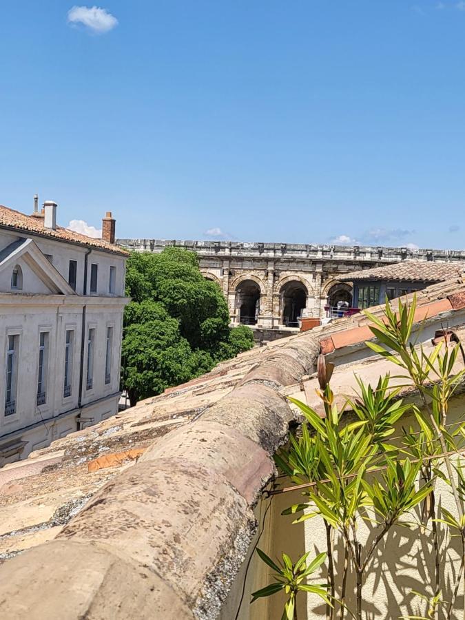 La Dolce Vita Nimoise Terrasse 100 M Des Arenes Nîmes Exterior photo